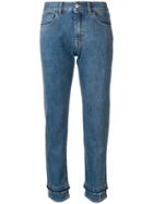Ih Nom Uh Nit Double Hem Jeans - Blue