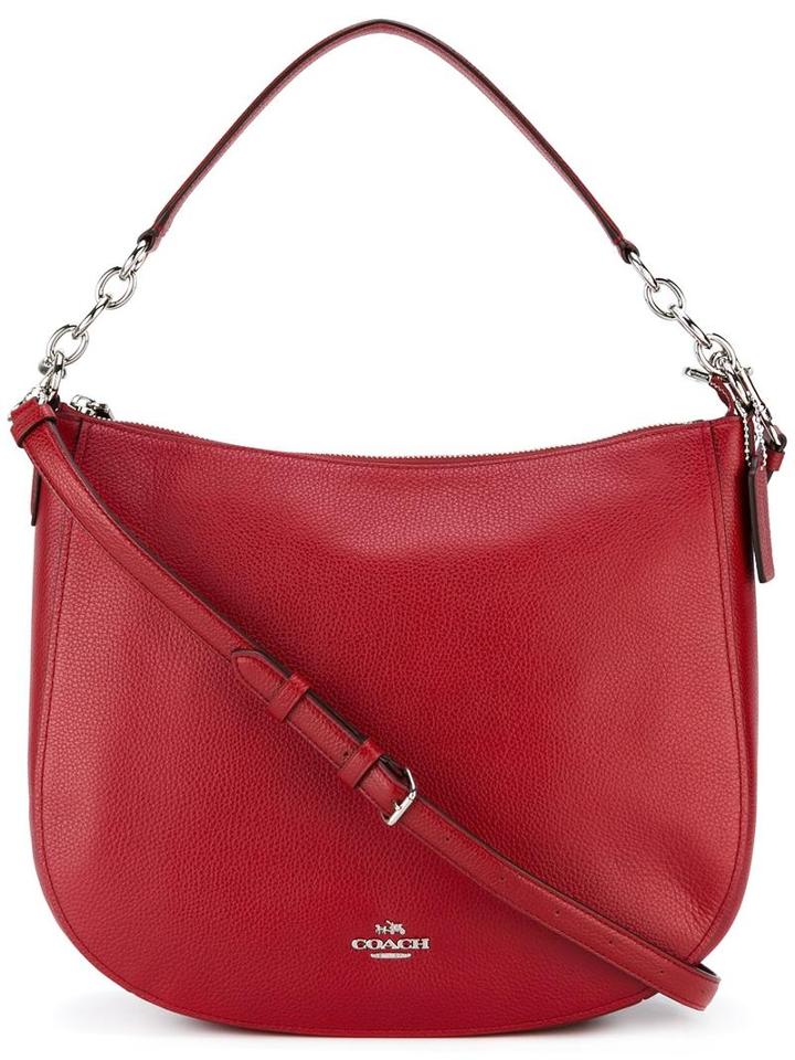 Coach Detachable Strap Crossbody Bag, Women's, Red