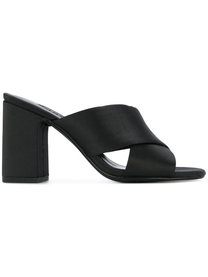 Senso Marley Satin Mules - Black