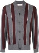 Cerruti 1881 Striped Cardigan - Grey