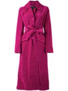 Marc Jacobs - Velvet Coat - Women - Cotton/polyester/viscose - 0, Pink/purple, Cotton/polyester/viscose