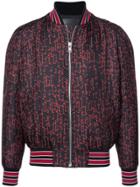 Givenchy Printed Bomber Jacket - Red