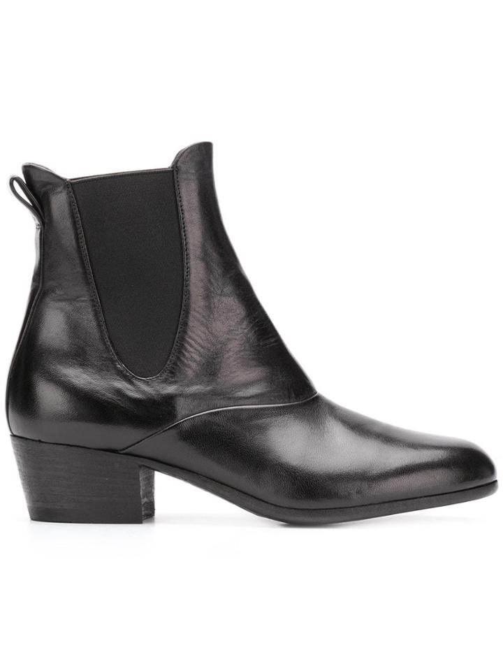 Pantanetti Heeled Chelsea Boots - Black