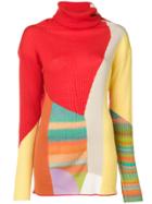 Tsumori Chisato Colour Block Sweater - Red