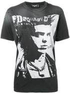 Dsquared2 Punk Portrait T-shirt - Grey
