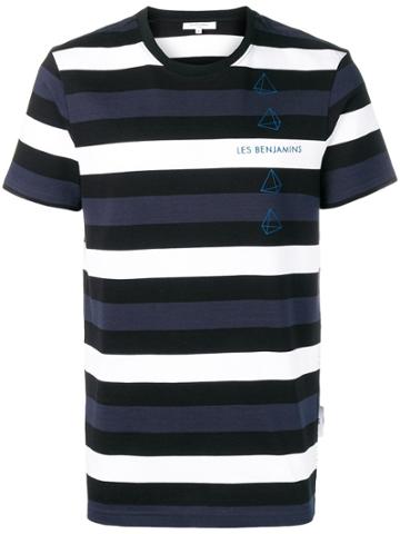 Les Benjamins Otola Striped T-shirt - Blue