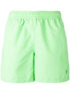 Polo Ralph Lauren Elasticated Waistband Swim Shorts, Men's, Size: Large, Green, Polyester/polyamide