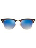 Ray-ban Clubmaster Sunglasses, Men's, Brown, Acetate