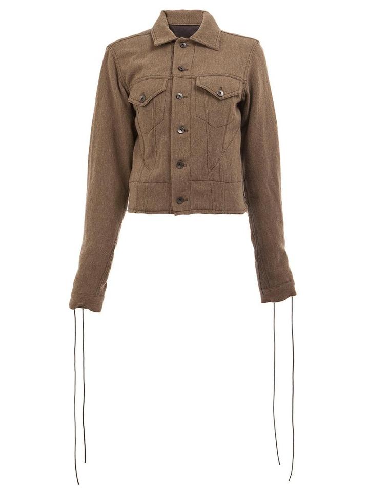 Haider Ackermann - Denim (blue) Jacket - Women - Cotton/linen/flax/nylon/wool - 38, Cotton/linen/flax/nylon/wool