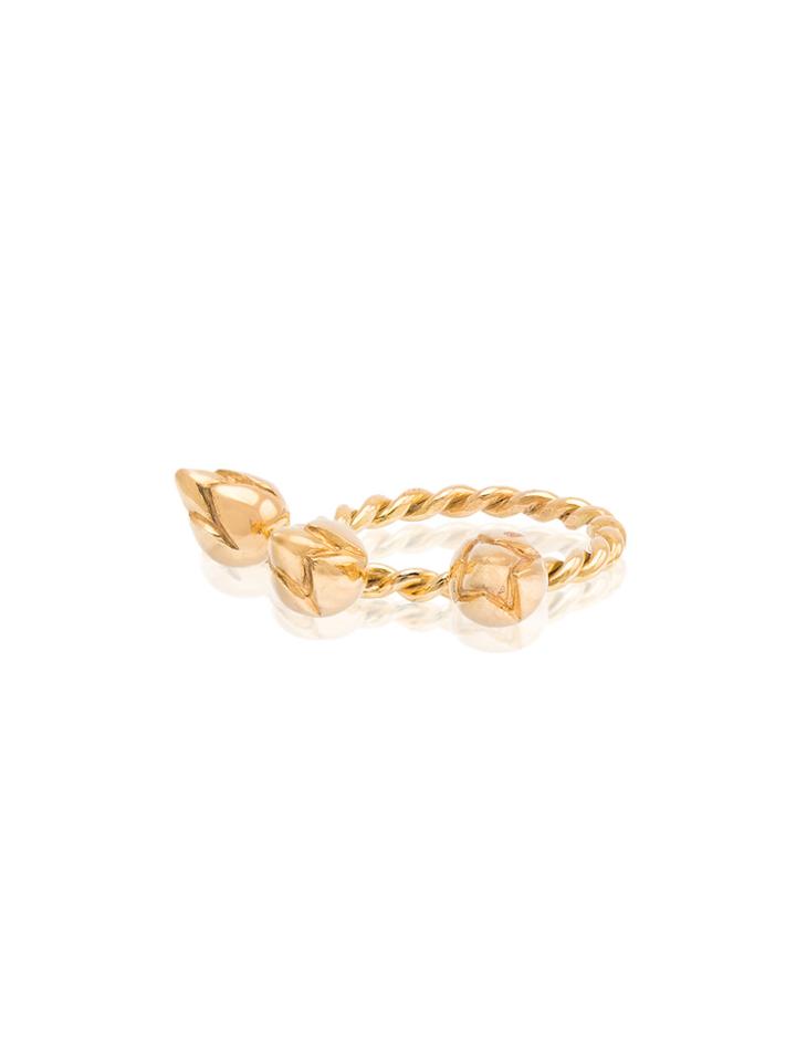 Alice Cicolini Triple Temple Ring - Multicolour