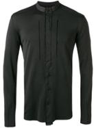 Transit Mandarin Collar Shirt - Black