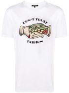 Roberto Cavalli Don't Trust Fashion T-shirt - White
