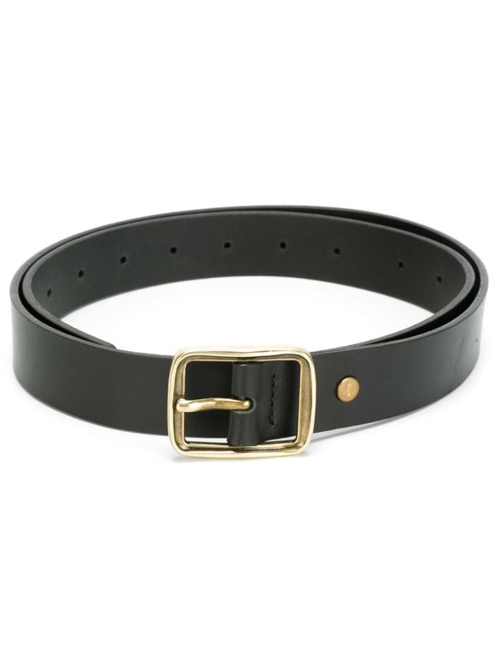 Ami Alexandre Mattiussi Classic Belt, Men's, Size: 110, Black, Leather