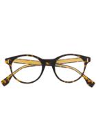 Fendi Eyewear Tortoiseshell Effect Glasses - Neutrals