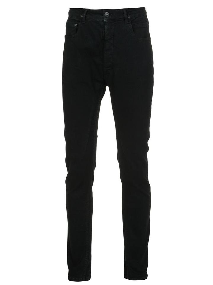Rick Owens Drkshdw Skinny Jeans, Men's, Size: 32, Black, Cotton/spandex/elastane