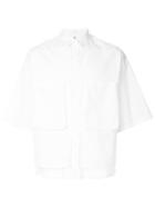 Oamc Mesh Layered Boxy Shirt - White