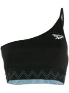 Reebok One-shoulder Cropped Top - Black