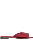 René Caovilla Stud Detail Sandals - Red