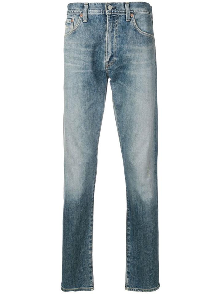 Citizens Of Humanity Stonewashed Straight-leg Jeans - Blue