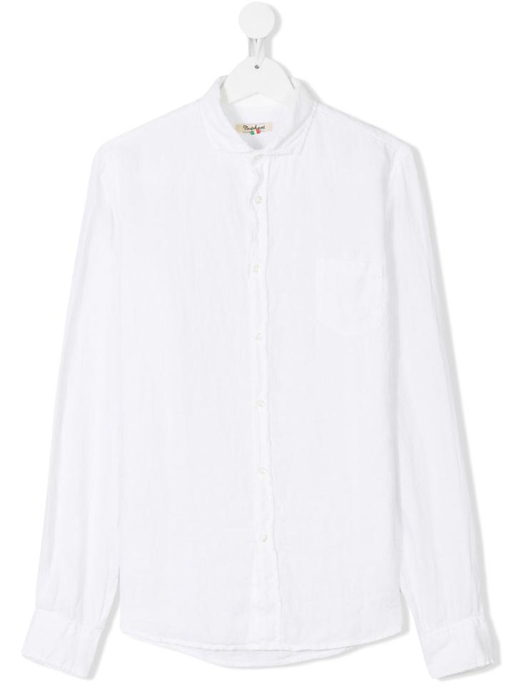 Nupkeet Teen Long Sleeve Shirt - White