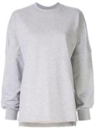 T By Alexander Wang Dry French Terry Sweatshirt - Grey