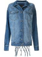 Pony Stone Wildone Open Back Jacket - Blue