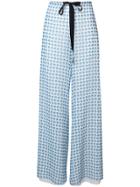 By. Bonnie Young Loose Fit Print Trousers - White