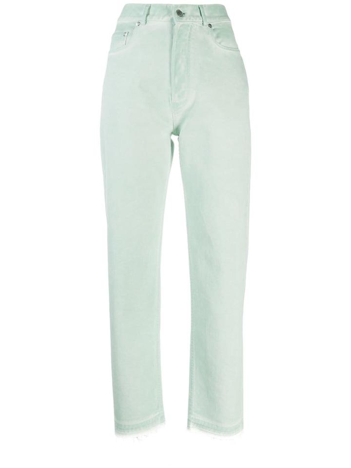 Pt05 Straight Leg Jeans - Green