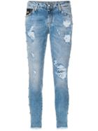 John Richmond Distressed Skinny Jeans - Blue