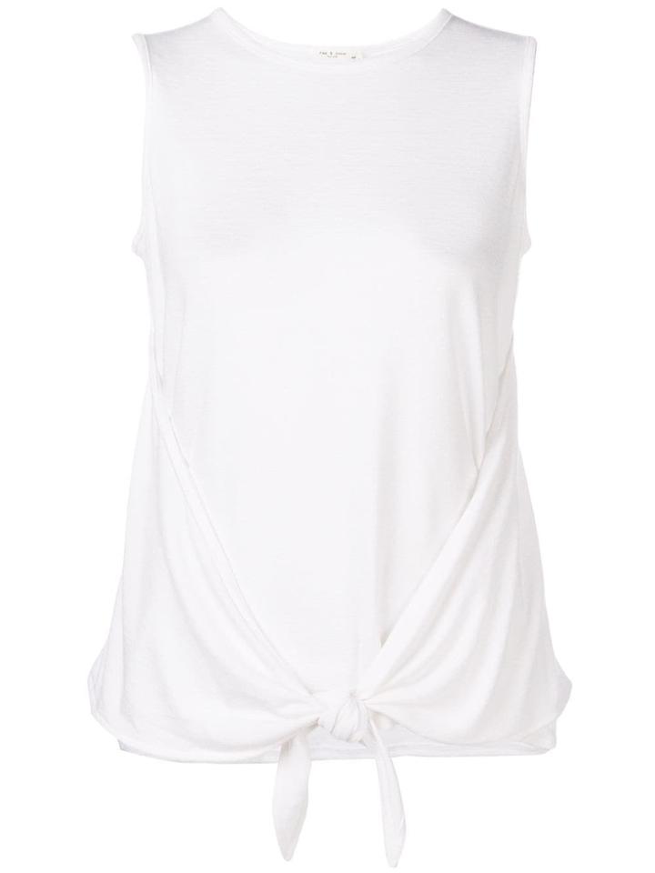 Rag & Bone Tie Knot Blouse - White