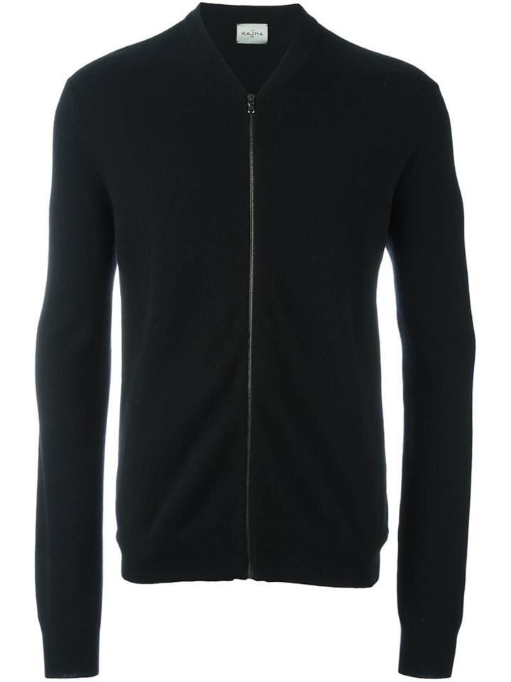Le Kasha 'nepal' Knitted Bomber - Black