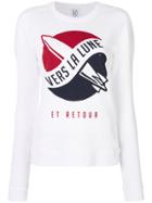 Zoe Karssen Vers La Lune Sweatshirt - White