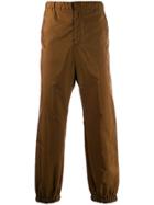 Prada Technical Fabric Trousers - Brown