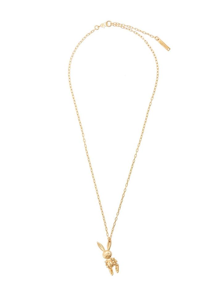 Ambush Bunny Pendant Necklace - Gold