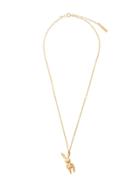 Ambush Bunny Pendant Necklace - Gold