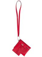 Valentino Valentino Garavani V Ring Clutch - Red
