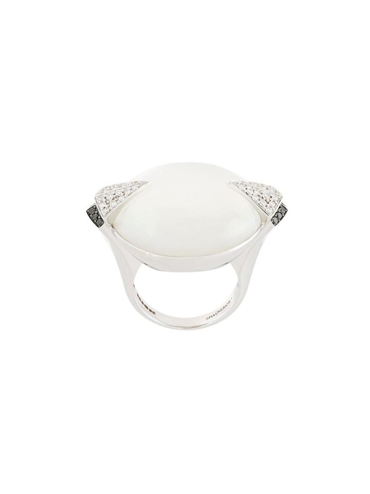 Shaun Leane Tribal Deco Pearl And Diamond Ring - Metallic