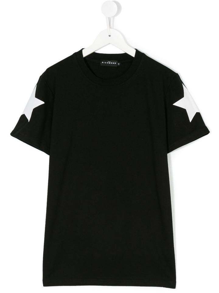 John Richmond Kids Star Logo T-shirt - Black