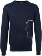 Monsieur Lacenaire - Profile Jumper - Men - Cotton - L, Blue, Cotton