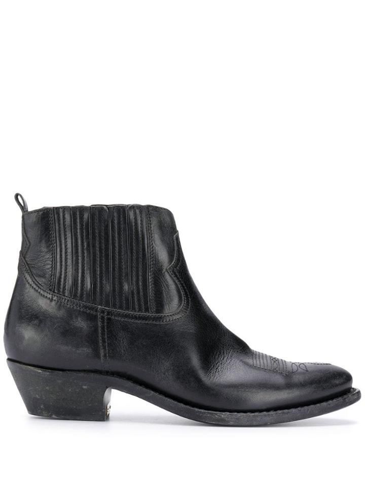Golden Goose Slip On Ankle Boots - Black