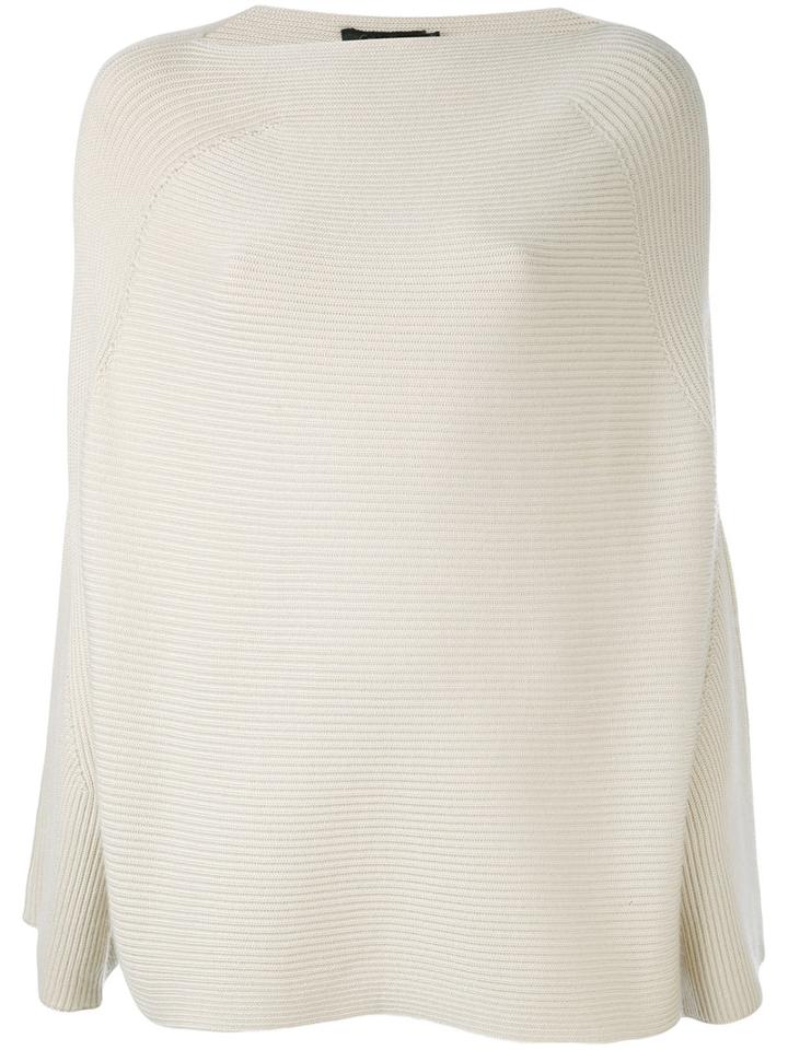 Calvin Klein Collection - Oversized Ribbed Sweater - Women - Cashmere - S, Nude/neutrals, Cashmere