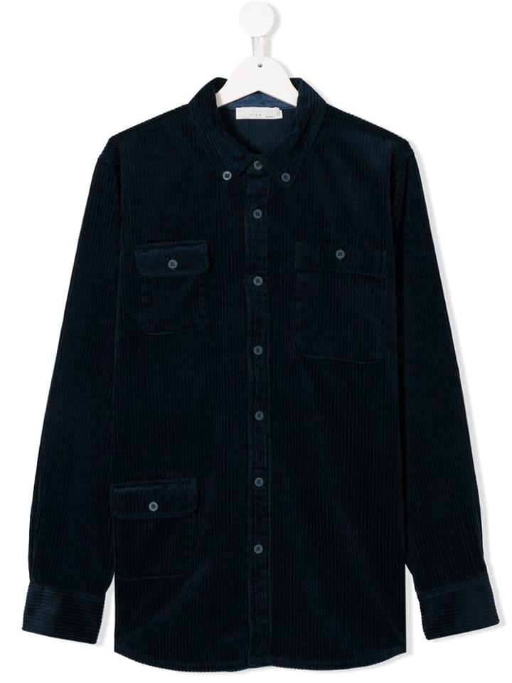 Stella Mccartney Kids Teen Corduroy Shirt - Blue