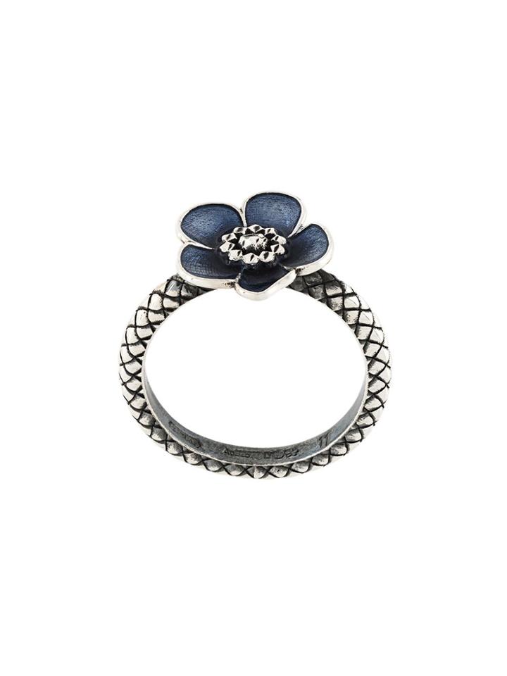 Bottega Veneta Flower Ring - Metallic