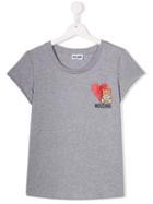 Moschino Kids Teen Teddy Bear T-shirt - Grey