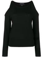 Vanessa Seward Cold Shoulder Jumper - Black