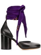 Maison Margiela Scarf Heels - Black
