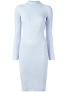 Vivetta Tamaro Dress, Women's, Size: 44, Blue, Acrylic/polyester/merino