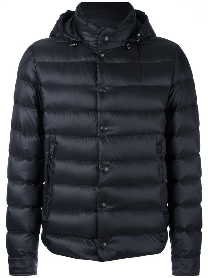 Moncler 'nazaire' Padded Jacket, Men's, Size: 2, Black, Polyamide/feather Down