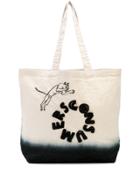 Bernhard Willhelm Printed 'consumers' Tote Bag - Neutrals