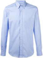 Aspesi Button Down Shirt, Men's, Size: 42, Blue, Cotton